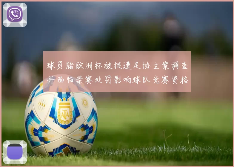 球员赌欧洲杯被捉遭足协立案调查并面临禁赛处罚影响球队竞赛资格