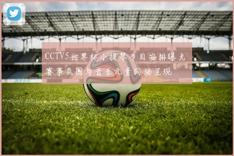 CCTV5世界杯小提琴节目安排曝光 赛事氛围与音乐元素同场呈现
