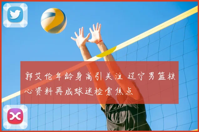 郭艾伦年龄身高引关注 辽宁男篮核心资料再成球迷检索焦点